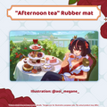 "Afternoon Tea" Rubber Mat