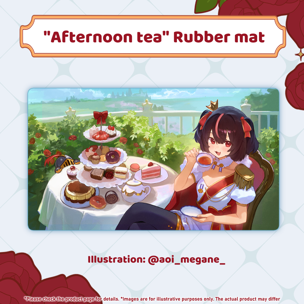 "Afternoon Tea" Rubber Mat